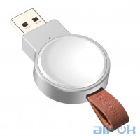 Бездротовий зарядний пристрій Baseus Qi BS-IW02 для Apple Watch  1-4 series White