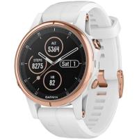 Спортивні годинник  Garmin Fenix 5S Plus Sapphire Rose Gold-tone with Carrara White Band (010-01987-07)