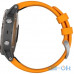  Спортивний годинник Garmin Fenix 5 Plus Sapphire Titanium with Orange Silicone (010-01988-05) — інтернет магазин All-Ok. фото 4