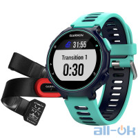 Garmin Forerunner 735XT Midnight Blue/Frost Blue Tri-Bundle (010-01614-04)