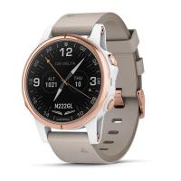 Garmin D2 Delta S Aviator Watch With Beige Leather Band (010-01987-31)