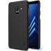 Чохол-накладка Nillkin Super Frosted Shield Samsung Galaxy A8 2018 Black — інтернет магазин All-Ok. фото 6