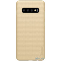 Чохол-накладка  Nillkin Super Frosted Shield Samsung Galaxy S10 Plus Gold