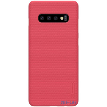 Чохол-накладка Nillkin Super Frosted Shield Samsung Galaxy S10 Plus Red