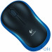 Миша Logitech M185 Wireless optical USB Blue — інтернет магазин All-Ok. фото 1