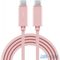Кабель Rock USB-C to C Cable USB3.0 1 m Rose Gold