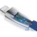 Кабель Rock Dog Lightning Charge & Sync flat cable 1.2M Blue — інтернет магазин All-Ok. фото 2