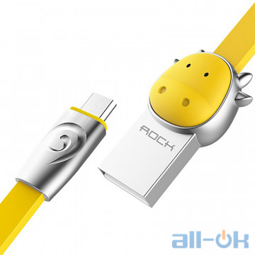 Кабель Rock Chinese Zodiac Micro cable 1M Cow-Yellow