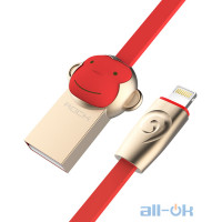 Кабель Rock Chinese Zodiac lightning cable 1M Monkey-Red