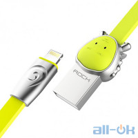 Кабель Rock Chinese Zodiac lightning cable 1M Dragon-Green