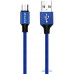 Кабель AWEI CL-98 Micro cable 1m Blue — інтернет магазин All-Ok. фото 1