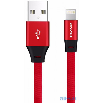 Кабель AWEI CL-97 Lightning cable 1m Red