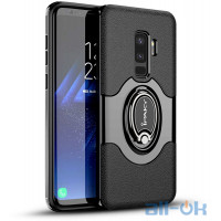 Чохол-накладка Ipaky 360° Free Rotation Ring Holder case Samsung Galaxy S9 G960F Black