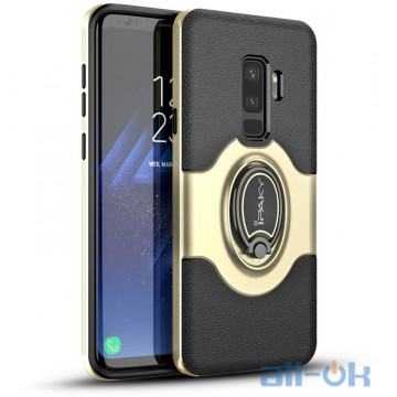 Чохол-накладка Ipaky 360° Free Rotation Ring Holder case Samsung Galaxy S9 Plus G965F Gold