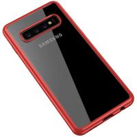 Чохол-накладка Ipaky Bright Series/TPU frame With Clear PC Case Samsung Galaxy S10 Red