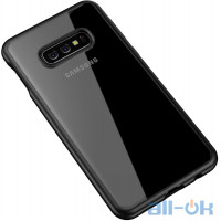 Чохол-накладка Ipaky Bright Series/TPU frame With Clear PC Case Samsung Galaxy S10e Black