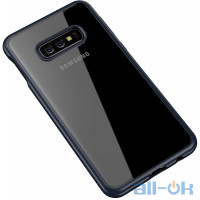 Чохол-накладка Ipaky Bright Series/TPU frame With Clear PC Case Samsung Galaxy S10e Blue