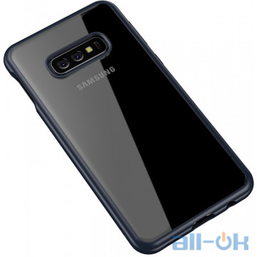 Чохол-накладка Ipaky Bright Series/TPU frame With Clear PC Case Samsung Galaxy S10e Blue