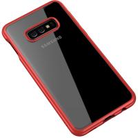 Чохол-накладка Ipaky Bright Series/TPU frame With Clear PC Case Samsung Galaxy S10e Red