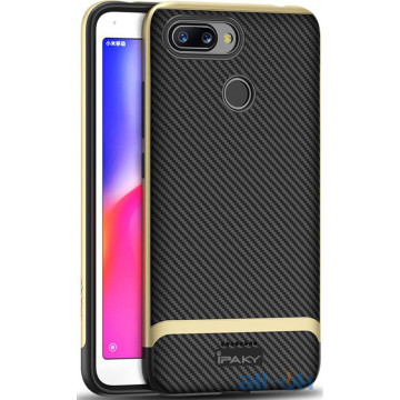 Чохол-накладка Ipaky Bumblebee Series/PC Frame With TPU Case Xiaomi Redmi 6 Gold