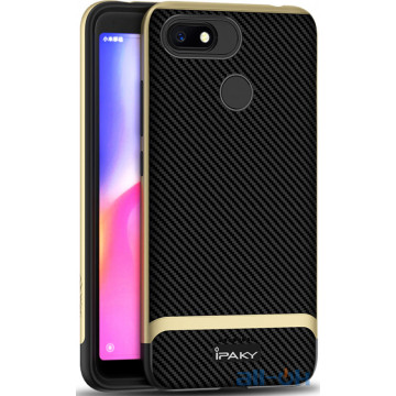 Чохол-накладка Ipaky Bumblebee Series/PC Frame With TPU Case Xiaomi Redmi 6A Gold