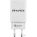  AWEI C-820 Travel charger 1USB 2.0A QC 3.0 White — інтернет магазин All-Ok. фото 1
