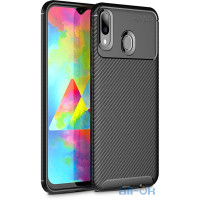 Чохол-накладка Ipaky Carbon Fiber Series/Soft TPU Case Samsung Galaxy M20 Black