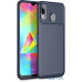 Чохол-накладка Ipaky Carbon Fiber Series/Soft TPU Case Samsung Galaxy M20 Blue — інтернет магазин All-Ok. фото 1