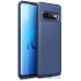 Чохол-накладка Ipaky Carbon Fiber Series/Soft TPU Case Samsung Galaxy S10 Blue — інтернет магазин All-Ok. фото 1