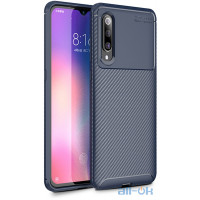 Чохол-накладка Ipaky Carbon Fiber Series/Soft TPU Case Xiaomi Mi 9 Blue