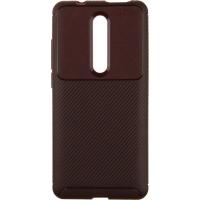 Чохол-накладка  Ipaky Carbon Fiber Series/Soft TPU Case Xiaomi Mi 9T/Mi 9T Pro/Redmi K20/K20 Pro Brown