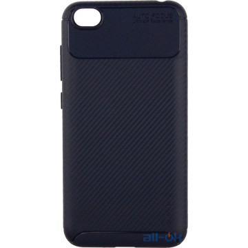 Чохол-накладка Ipaky Carbon Fiber Series/Soft TPU Case Xiaomi Redmi Go Blue