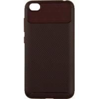 Чохол-накладка Ipaky Carbon Fiber Series/Soft TPU Case Xiaomi Redmi Go Brown