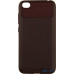 Чохол-накладка Ipaky Carbon Fiber Series/Soft TPU Case Xiaomi Redmi Go Brown — інтернет магазин All-Ok. фото 1