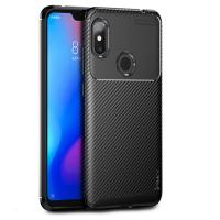 Чохол-накладка Ipaky Carbon Fiber Series/Soft TPU Case Xiaomi Redmi Note 6 Pro Black