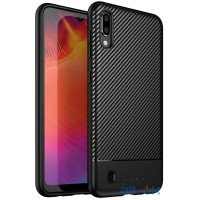 Чохол-накладка Ipaky Carbon Fiber Series/TPU Case With Carbon Fiber Samsung Galaxy M10 Black
