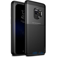 Чохол-накладка Ipaky Elegant Grid Design TPU Hybrid Case Samsung Galaxy S9 G960F Black