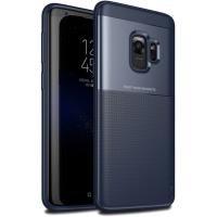 Чохол-накладка Ipaky Elegant Grid Design TPU Hybrid Case Samsung Galaxy S9 G960F Blue