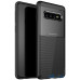 Чохол-накладка Ipaky Shield Series/Elegant Grid Design TPU Hybrid Case Samsung Galaxy S10 Plus Black — інтернет магазин All-Ok. фото 1