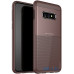 Чохол-накладка Ipaky Shield Series/Elegant Grid Design TPU Hybrid Case Samsung Galaxy S10e Brown — інтернет магазин All-Ok. фото 1