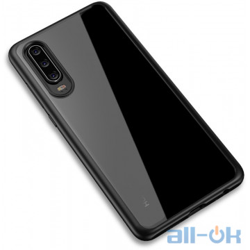 Чохол-накладка Ipaky Bright Series/TPU frame With Clear PC Case Huawei P30 Black