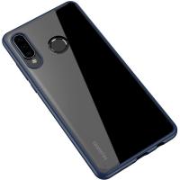 Чохол-накладка Ipaky Bright Series/TPU frame With Clear PC Case Huawei P30 Pro Blue/Clear