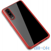 Чохол-накладка Ipaky Bright Series/TPU frame With Clear PC Case Huawei P30 Red