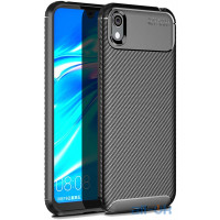Чохол-накладка Ipaky Carbon Fiber Series/Soft TPU Case Huawei Honor 8S Black