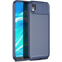 Чохол-накладка Ipaky Carbon Fiber Series/Soft TPU Case Huawei Honor 8S Blue