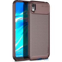 Чохол-накладка Ipaky Carbon Fiber Series/Soft TPU Case Huawei Honor 8S Brown