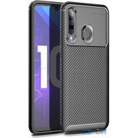 Чохол-накладка Ipaky Carbon Fiber Series/Soft TPU Case Honor 10i Black