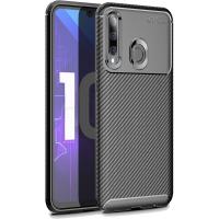 Чохол-накладка Ipaky Carbon Fiber Series/Soft TPU Case Honor 10i Black