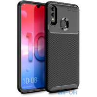 Чохол-накладка Ipaky Carbon Fiber Series/Soft TPU Case Huawei P Smart 2019 Black