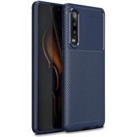 Чохол-накладка Ipaky Carbon Fiber Series/Soft TPU Case Huawei P30 Blue			